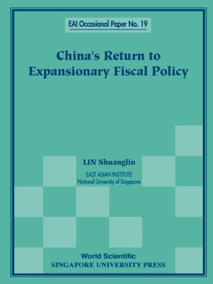 cover image of China's Return to Expansionary Fiscal Policy